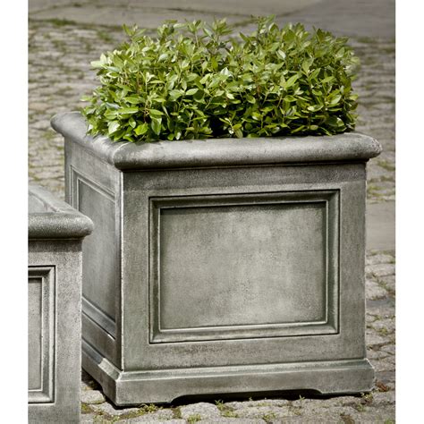 large square planter boxes outdoor